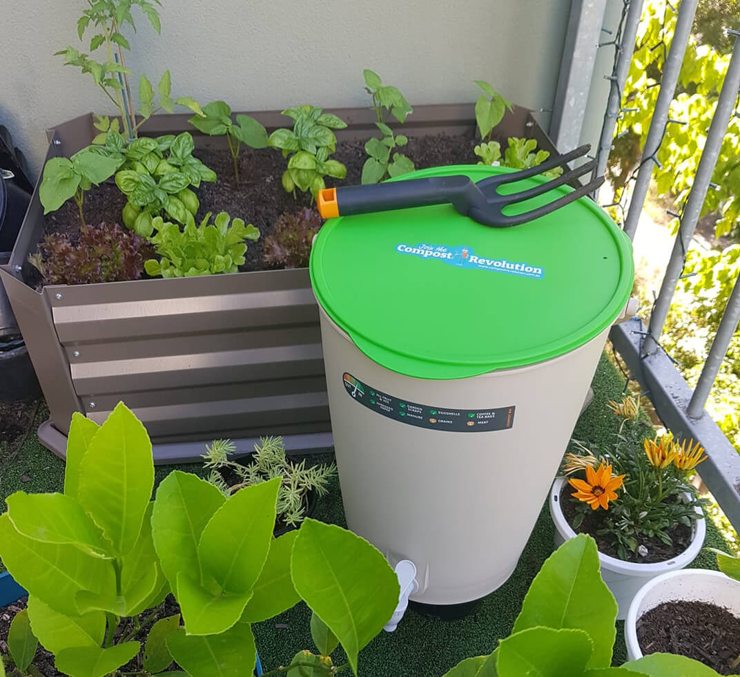 Balcony or garden, bokashi offers a food waste solution for everyone