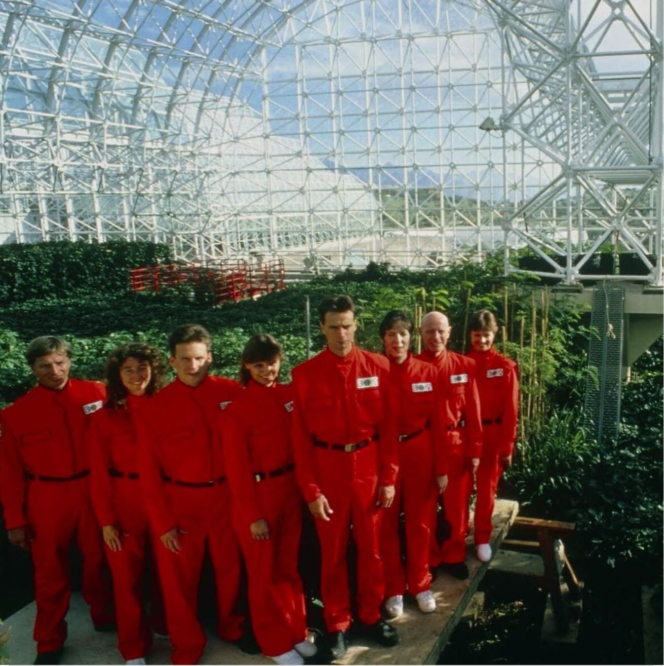The 8 original Biospherians lasted for 2 years [experiment was cut short] - Biosphere 2 1991