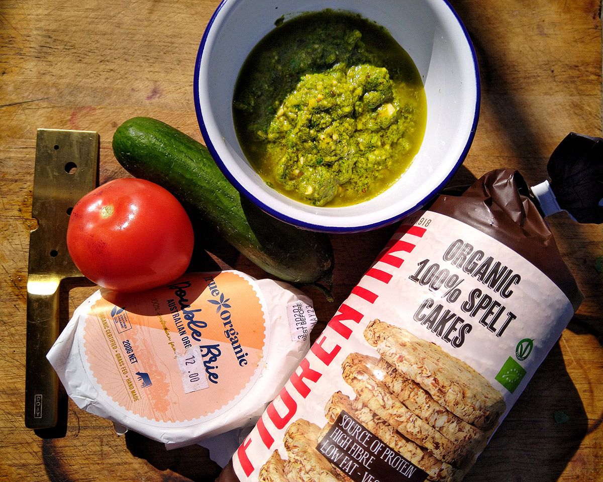 Gathered assortment.to smash with pesto - Nom! - Victoria Waghorn