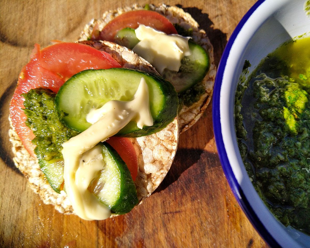 Pesto goes with everything! - Victoria Waghorn